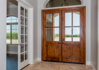 Home's French door double entry