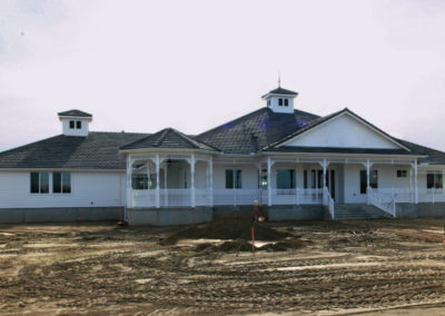 Large home with wrap around porch