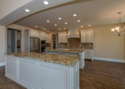 Open kitchen in newly constructed home