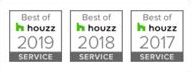 Awards from Houzz in Best of Service